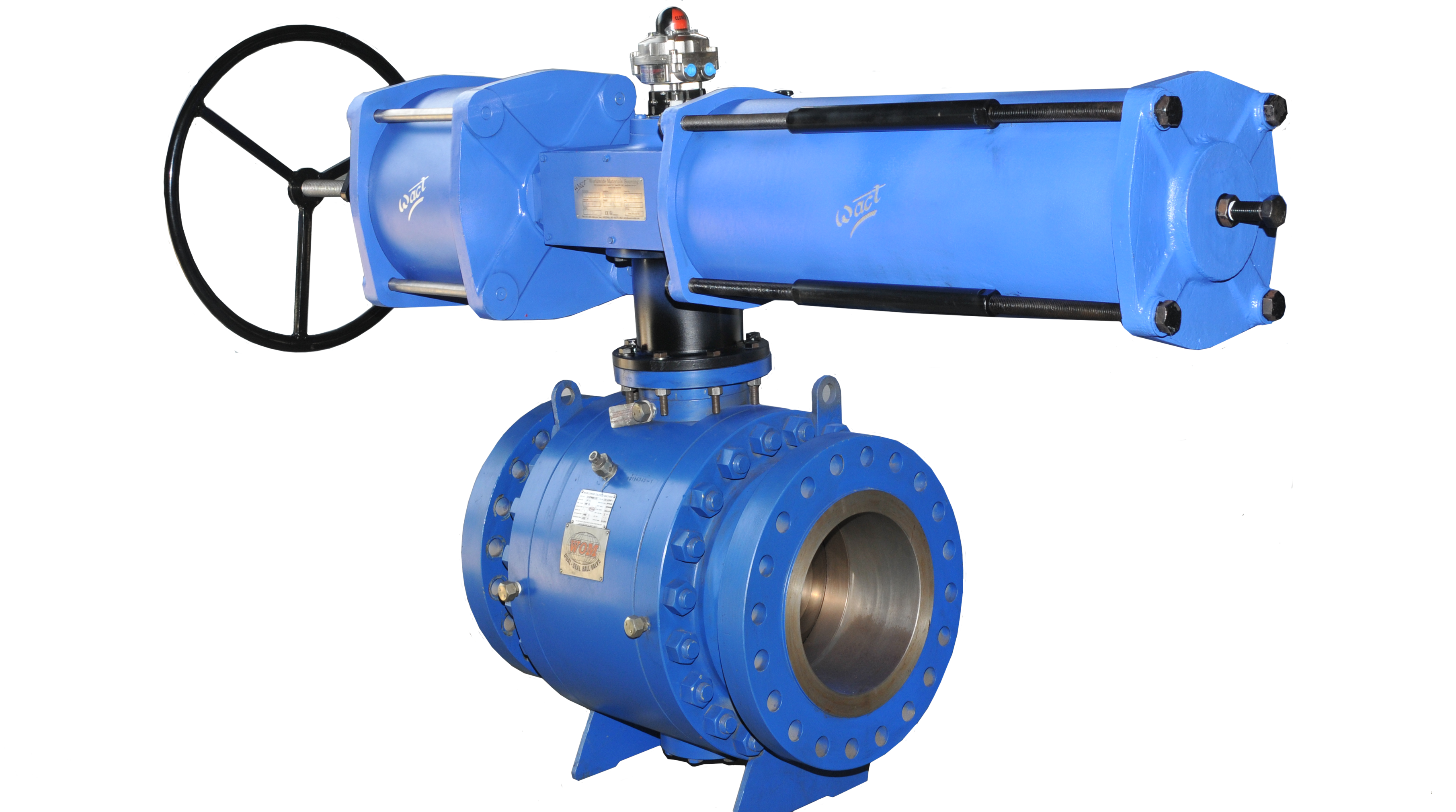 Spring Return Scotch Yoke Pneumatic Actuator with Electro pneumatic Accessories